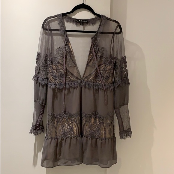 For Love and Lemons Frilled Mini Dress - Picture 2 of 6